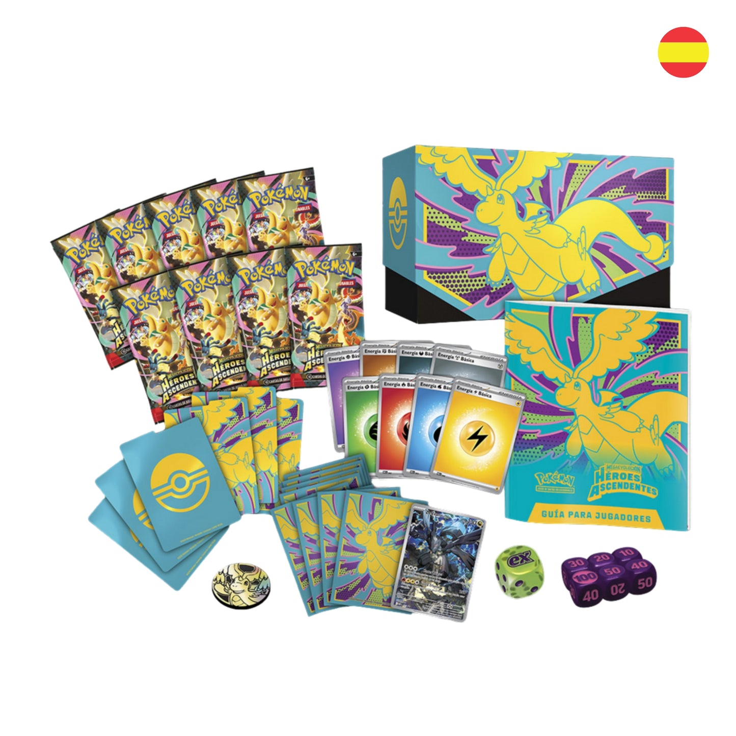 Caja de Entrenador Élite (ETB) Héroes Ascendentes - Pokémon TCG (Español)