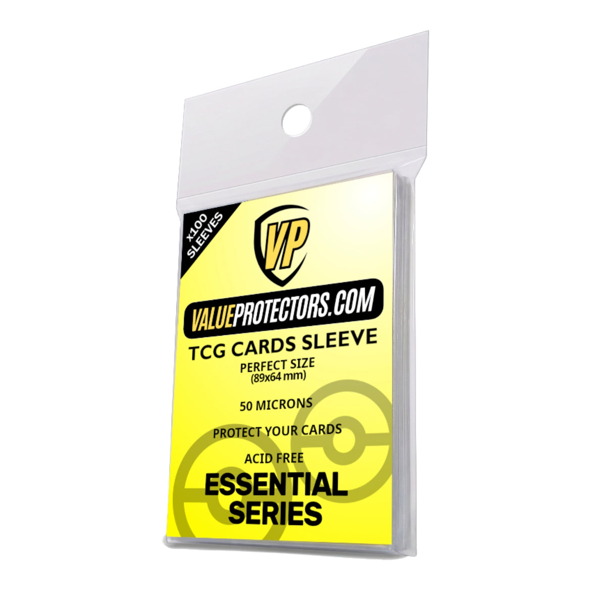 Fundas TCG Value Protectors Essential Series (100 Unidades – Perfect Size)