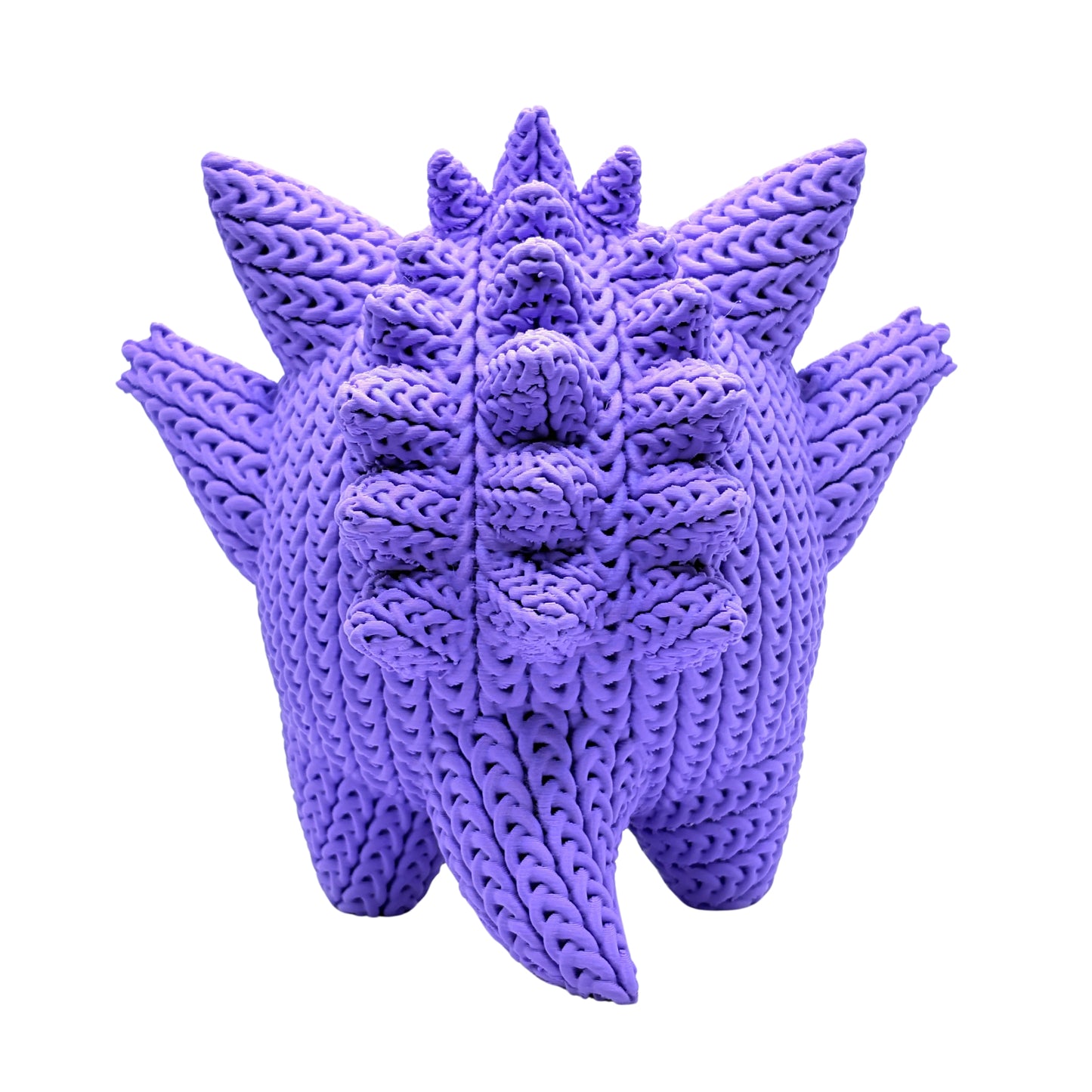 Figura Gengar "Estilo Crochet"