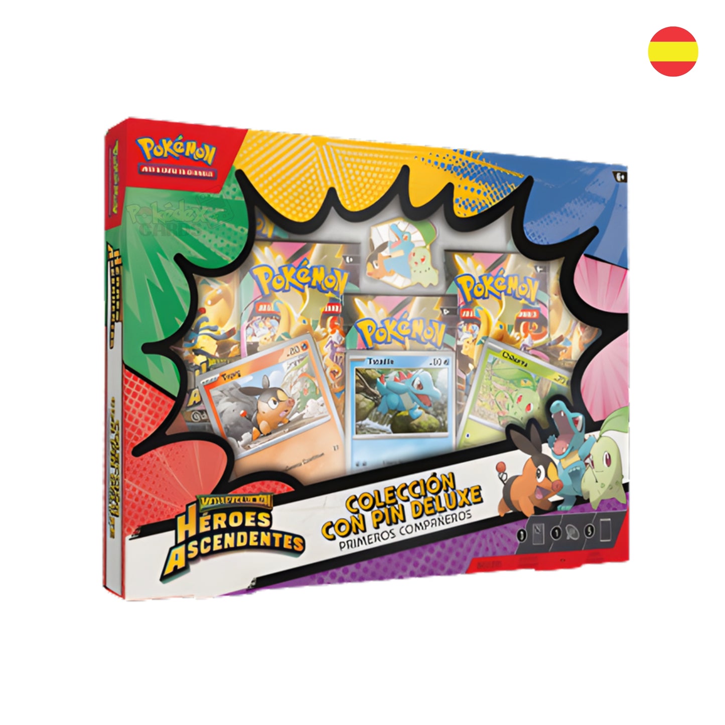 Pin Deluxe Primeros Compañeros de Megaevolución-Héroes Ascendentes | Español | TCG POKÉMON