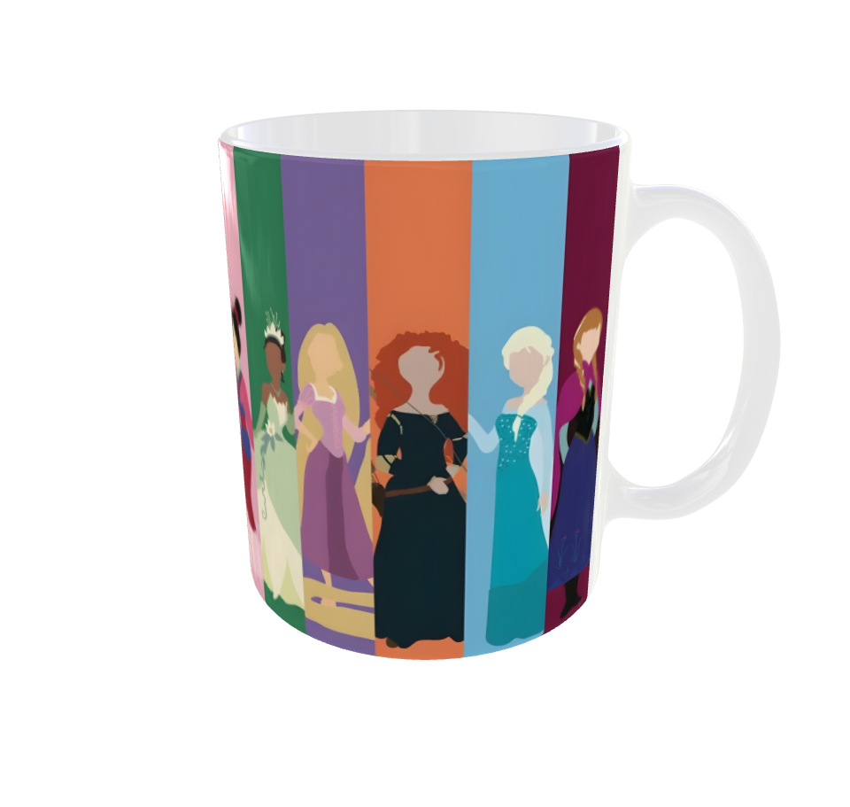 Taza princesas Disney