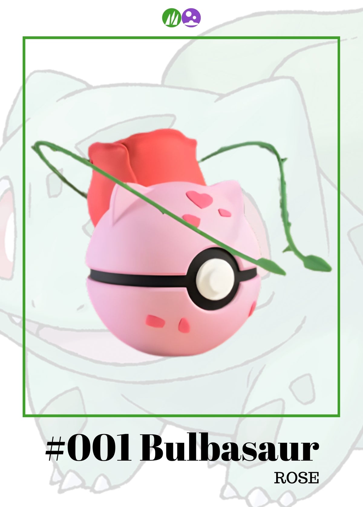 Poké Ball Bulbasaur Rosa Sant Jordi | Edición Coleccionista Oficial ...