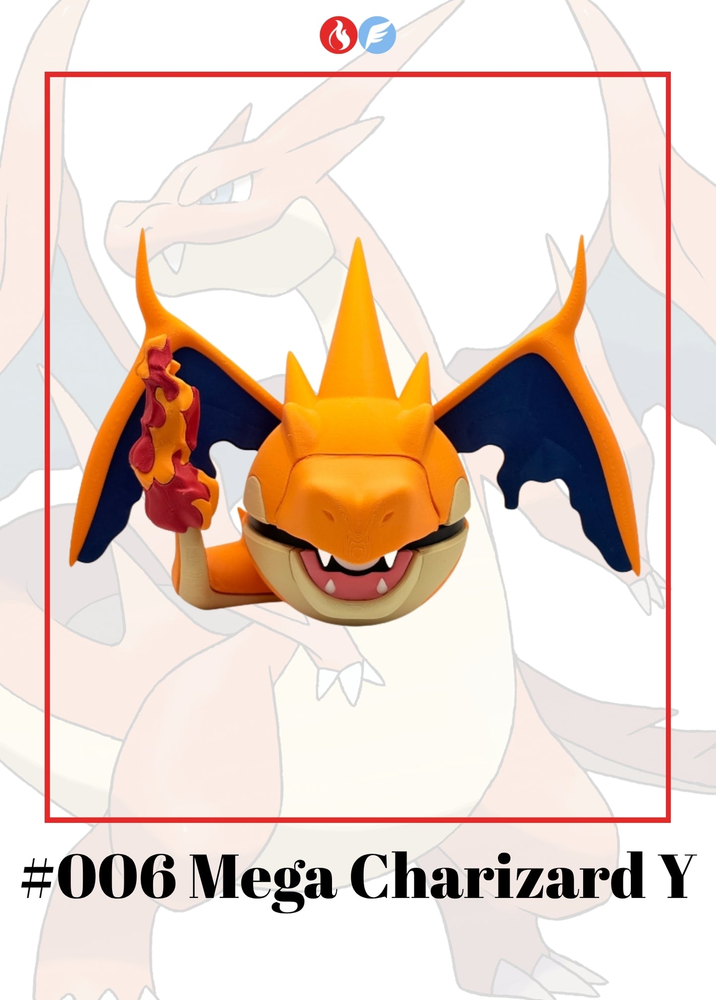 Mega Charizard Y Ball #006