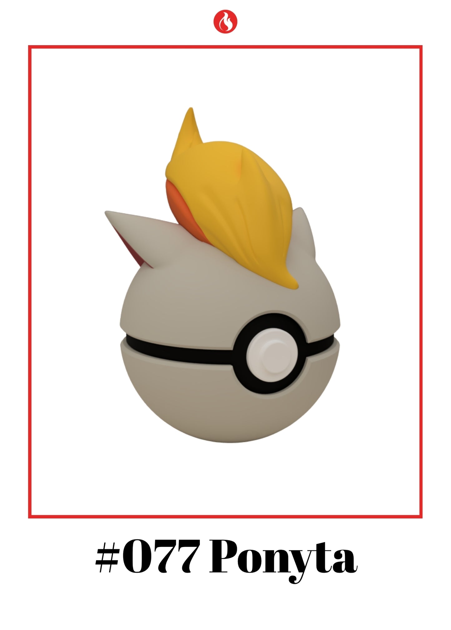 Ponyta Ball #077