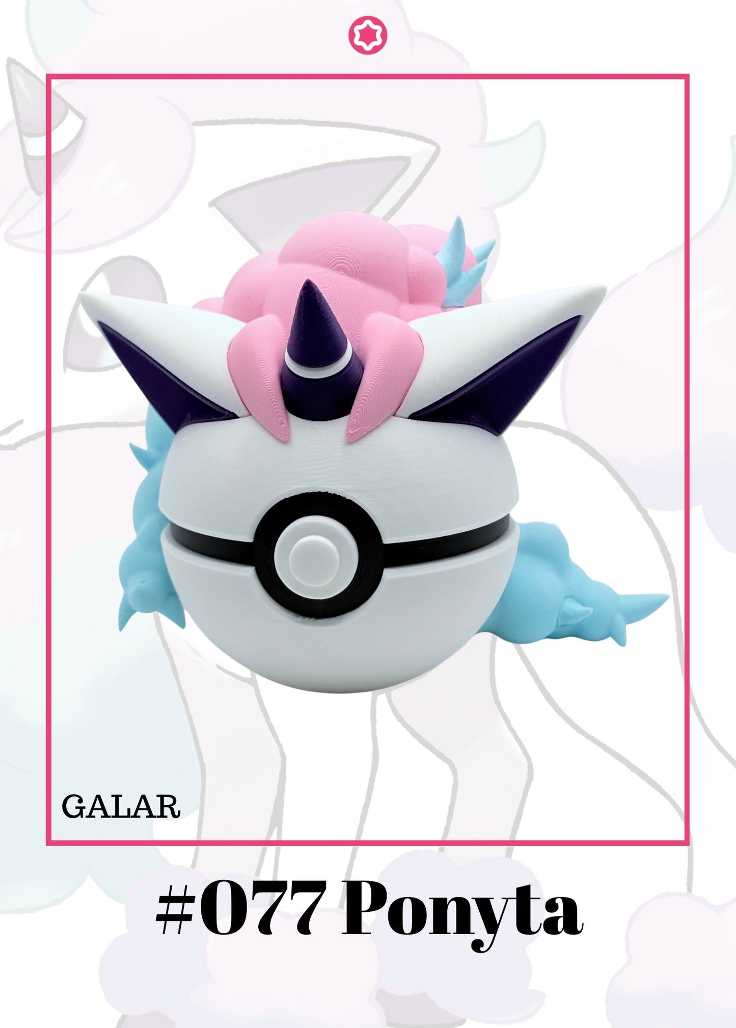 Ponyta Galar Ball #077