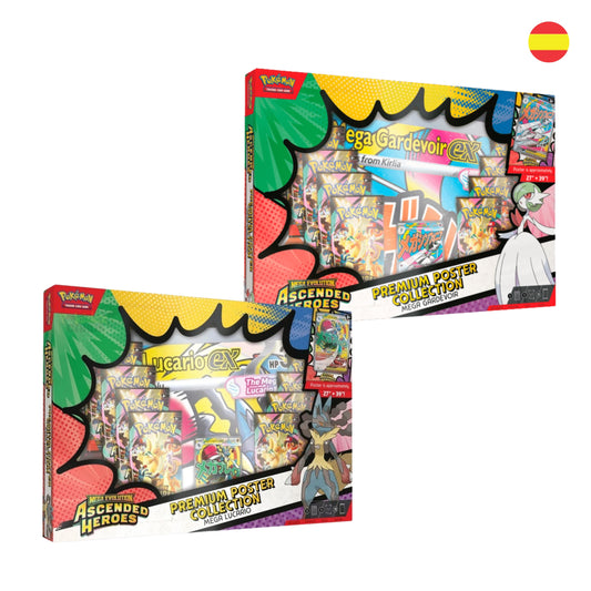 Premium Poster Collection Mega lucario o Mega Gardevoir - Ascended Heroes | Español | POKÉMON