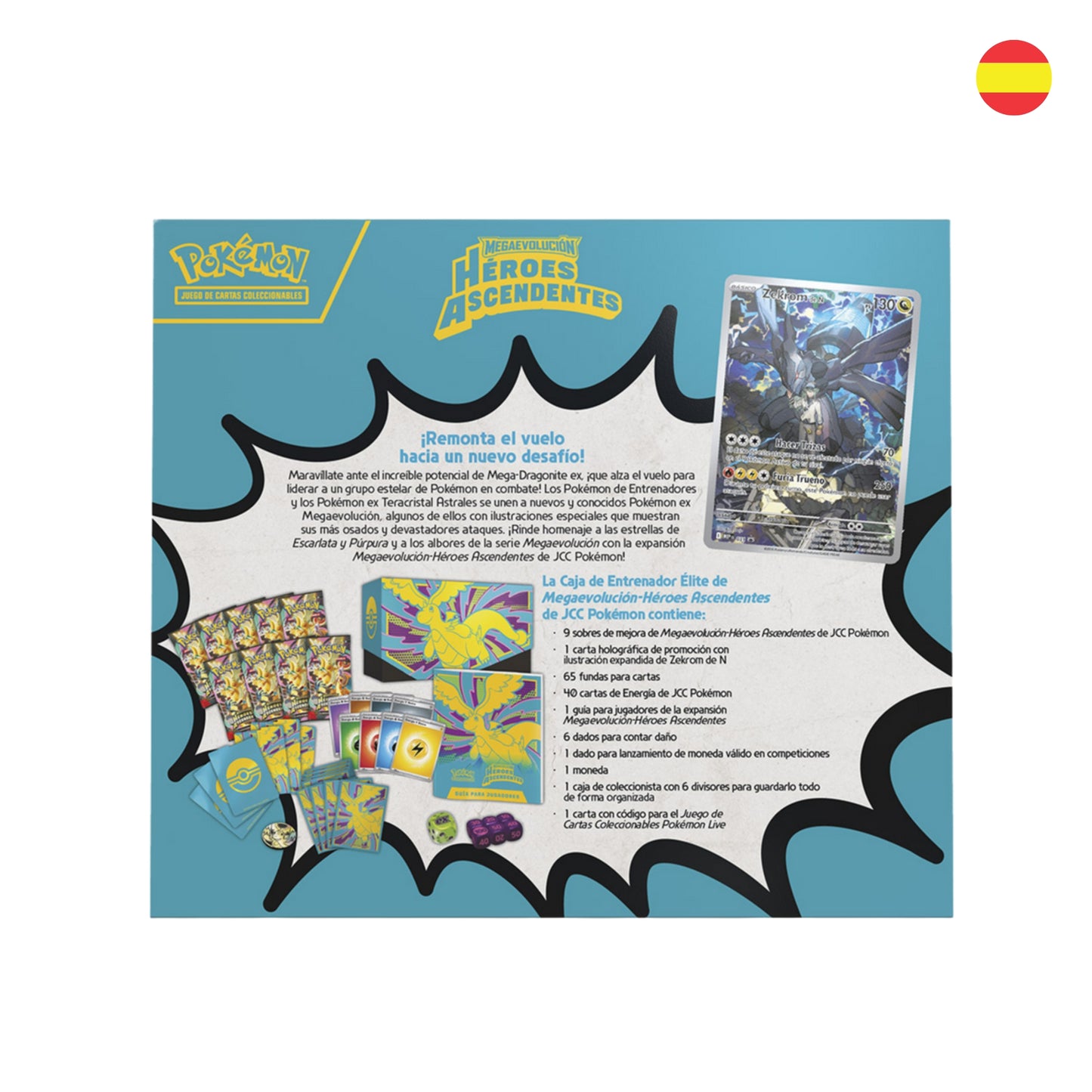 Caja de Entrenador Élite (ETB) Héroes Ascendentes - Pokémon TCG (Español)
