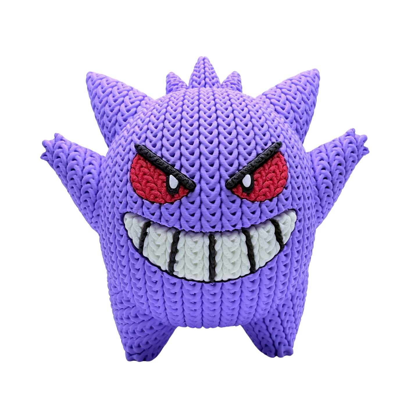 Figura Gengar "Estilo Crochet"