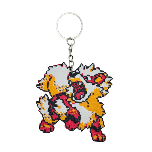 Llavero Pixel-Art Color: Arcanine (#059)