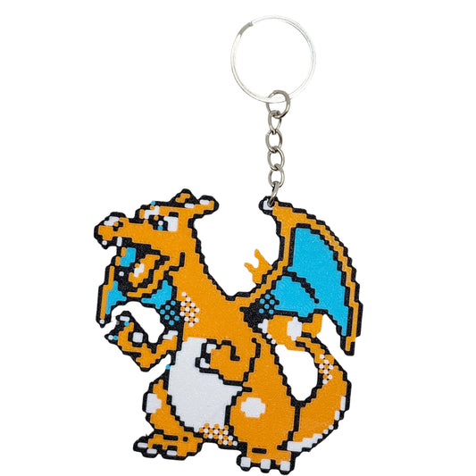 Llavero Pixel-Art Color: Charizard (#006)