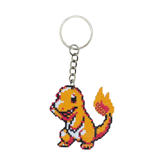 Llavero Pixel-Art Color: Charmander (#004)