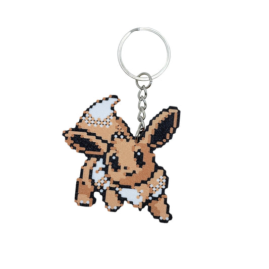 Llavero Pixel-Art Color: Eevee (#133)