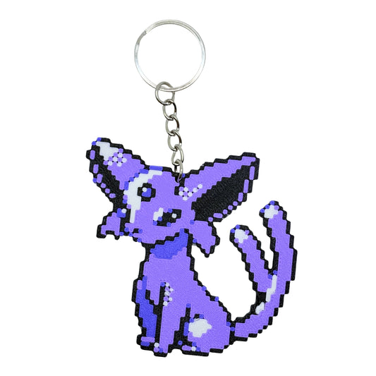 Llavero Pixel-Art Color: Espeon (#196)