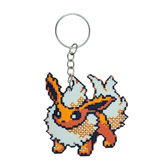 Llavero Pixel-Art Color: Flareon (#136)