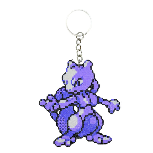 Llavero Pixel-Art Color: Mewtwo (#150)