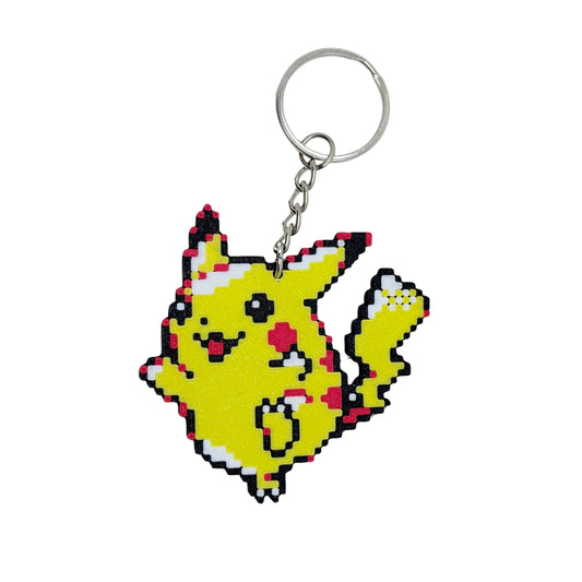 Llavero Pixel-Art Color: Pikachu (#025)
