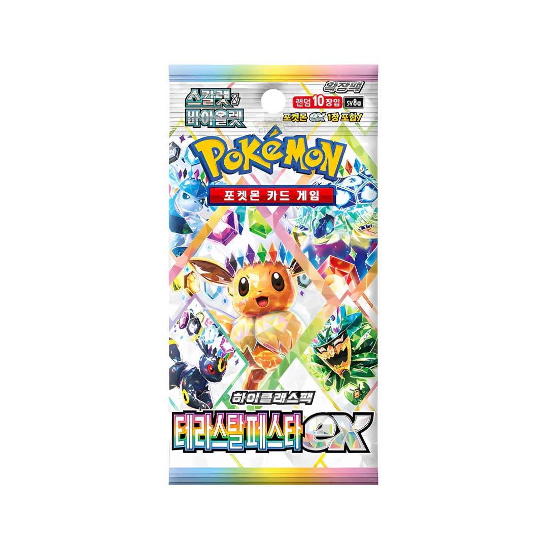 Sobre de Eeveelutions Terastal Festival Ex