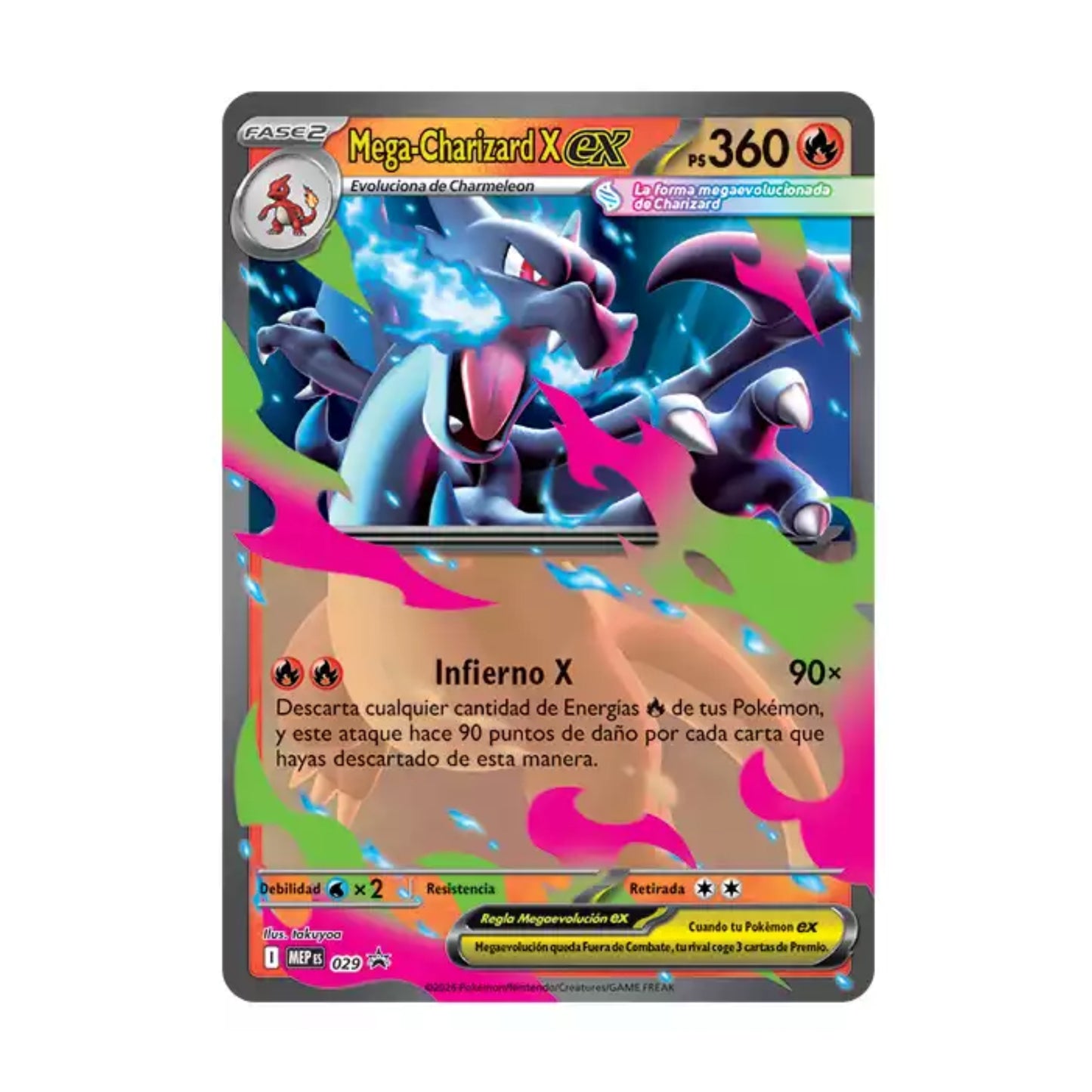 Latas EX: Mega Charizard X y Y (Edición 2026) - Pokémon TCG (Español)