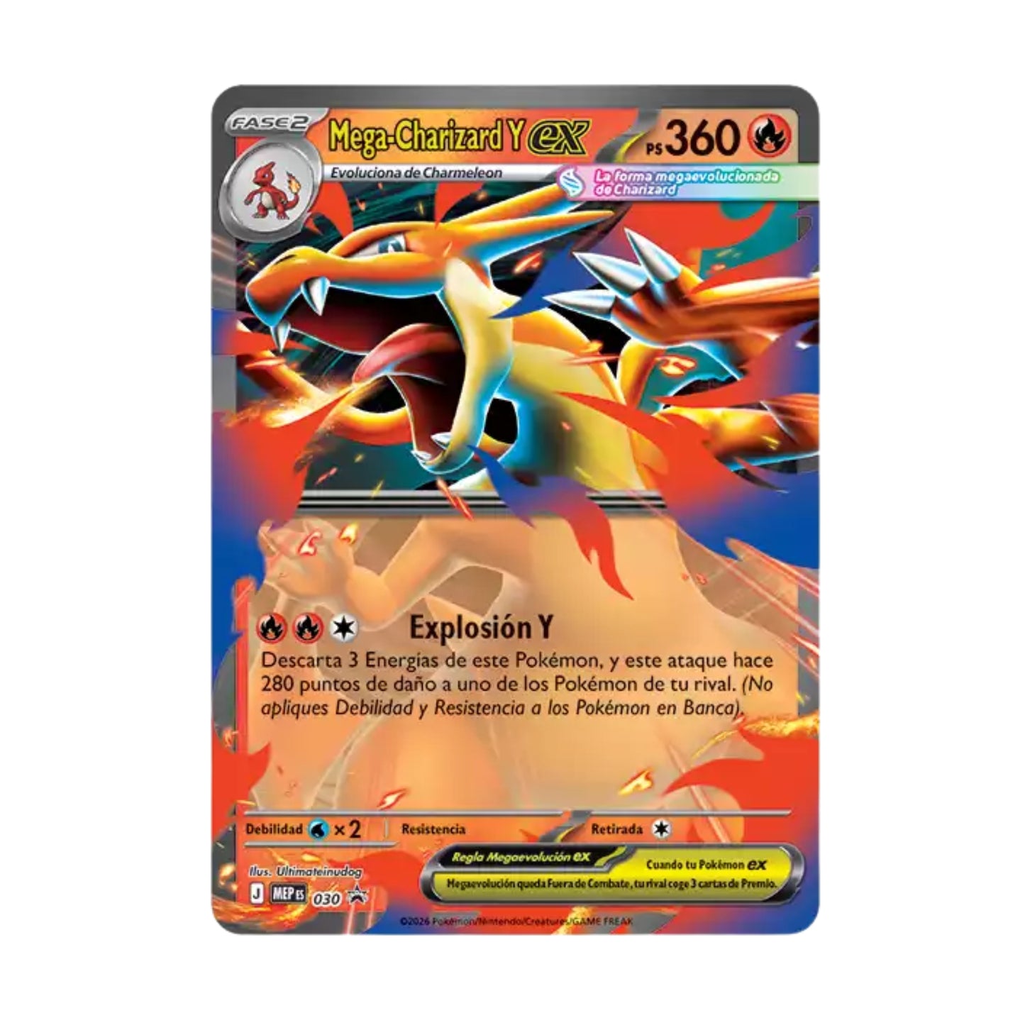 Latas EX: Mega Charizard X y Y (Edición 2026) - Pokémon TCG (Español)
